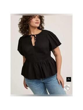 Torrid Peplum Sweetheart Top